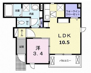 メゾンドカランⅢの物件間取画像